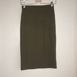 Forever 21 bodycon skirt with slit